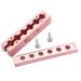FILFEEL Professional Lipstick Mold - DIY Aluminum Alloy for Lip Balm - 6 Holes Rose Gold | eCommerce International Shipping - Buy Online on SooperMarket.com