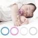 20 Pieces Transparent Silicone Pacifier Chain O-Rings for Infants - Ideal Clips & Holders for Baby Showers & Birthday Gifts - Buy Online on SooperMarket.com