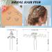 WIOR Wedding Hair Vine: 39.4 Inch Crystal Beads Bridal Hair Piece with Pearl Hair Pins - Handmade Rhinestones Headpiece for Bride, Bridesmaids, Prom - Silver - Buy Online on SooperMarket.com