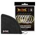 HERCULES Pre-Tied Loop Fly Fishing Leader 6 Pack with Tapered Leader Wallet 9FT - 6pcs 4X - 4.9LB