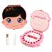 Lvjkes Tooth Box Baby Tooth Box Childrens Wooden Tooth Box Baby Tooth Box Keepsake Save Organizer for Baby Kids Boys and Girls Tooth Storage Box Souvenir Baby Teeth Save Box (Pink/Girl)