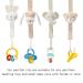 Buy 2-Pack Organic Cotton Pacifier Chains for Boys & Girls - Universal Pacifier Straps for Ages 0-36 Months | B r & Elephant Elephant-Bear - Buy Online on SooperMarket.com