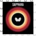 Butterfly Sapphira Table Tennis Rubber - Butterfly Table Tennis Rubber - 1.9 mm - Red or Black - 1 Table Tennis Racket Rubber Sheet - Professional Table Tennis Rubber