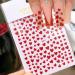 Taicols 10 Sheets 3D Design Nail Stickers Glitter Heart Nail Stickers Self-Adhesive Valentine's Day Nail Stickers Shiny Love Heart Nail Stickers DIY Nail Art Nails Decoration for Women Girls - Buy Online on SooperMarket.com