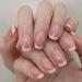 French Fake Nails Tips Square Press on Nails Short with Pink Design Glossy Acrylic Full Cover False Nails Artificial Finger Glue on Nails for Women and Girls 24Pcs Pink Gradient