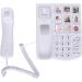 LIKJ Big Button Corded Phone LD 858HF Hands-Free Dial Photo Memory Desktop Telephone One-Touch Dialing Landline Phones with 7 Home Number 1 SOS Number 1 Meal Order Number for Seniors Elderly Home - Buy Online on SooperMarket.com