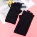 Solustre UV Protection Manicure Gloves - Anti-UV Half-Finger Nail Dryer Tools - 2 Pairs in Black for Salon & Home Use - Buy Online on SooperMarket.com