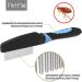 PetP l Flea & Dust Comb for Cats & Dogs | Effective against Vermin like Fleas Ticks Nits & Lice | Professional Salon Quality M Blue - Buy Online on SooperMarket.com