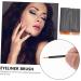 PLAFOPE 100pcs Disposable Eyeliner Brush Face Tools Eyeshadow Gel Eyeliner Brush Plastic Black - Buy Online on SooperMarket.com