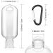 Ulife Mall 8-Piece 50ml Portable Travel Bottles Set - Empty Flip-Cap Bottles for Easy Travel | International Shipping - Buy Online on SooperMarket.com