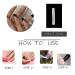 MISUD Long Press On Coffin Fake Nails - 24PCS Glossy French Tip Rhinestone Acrylic Nails for Women - Buy Online on SooperMarket.com