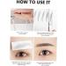 MAGICLULU 15 Pcs Eyebrow Stickers Fake Eyebrows 6 Proof Water Transfer Paper with Ink Tool - Buy Online on SooperMarket.com