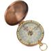 Vintage Pocket Watch Compass | Antique Brass Hinged Lid | Portable Outdoor Navigation for Backpacking Camping & Hiking - Buy Online on SooperMarket.com