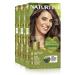 Natureint Biobased |Hair color oohne ammoniak |5G chestnut brown light |High proportion of natural ingredients3 pack |510 ml 5G.Chestnut brown Hell 170 ml (3 pack)