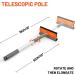 Eazer Professional 2-in-1 Window Squeegee with Extension Pole | Multi-Use Window Cleaner Tool for Window Washing | Multiple Angles for Effective Window Cleaning - Buy Online on SooperMarket.com
