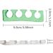 Gel Toe Separator 4PCS for Nail Varnish, Green & Translucent Toe Dividers/Spacers - Nail Art Pedicure Manicure Accessories - Buy Online on SooperMarket.com