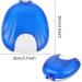 Press-to-Open Retainer Case Portable Denture Box Teeth Retainer Box False Teeth Container for Denture Braces Mouth Guard (Blue) - Buy Online on SooperMarket.com