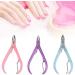 Pink Nail Clipper Cuticle Trimmer Cuticle Nippers Professional Stainless Steel Cuticle Cutter Clipper Durable Pedicure Manicure Tools for Fingernails and Toenails Foot Hand and Nail Care - Buy Online on SooperMarket.com
