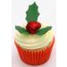 36 Edible Holly Leaves- Christmas Edible Cake Decorations