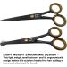 CT 4.5 Small Hair Scissors Set - Precision Beard Trimming for Men & Kids - Round Tip Facial Grooming Scissors - Buy Online on SooperMarket.com