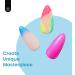 beetles Gel Polish 6 Pcs Neon Hot Pink Glitter Nail Set Green Blue Shimmer Summer Cursh Nail Design Gel Nail Soak Off Nail Lamp Cured Manicure Kit for Women Girls A-Summer Crush - Buy Online on SooperMarket.com