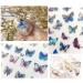 Eseres 10 Sheets 3D Laser Butterfly Nail Stickers - Self-Adhesive Colorful Butterflies Decals for Nail Art - Buy Online on SooperMarket.com