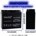 12V 18AH Briggs and Stratton Generator Battery B4489GS | UPS SLA Battery for Reliable Power Solutions - Buy Online on SooperMarket.com