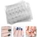 Adhesive Nail Tabs Double Sided Manicure Stickers Waterproof Clear Jelly Gel Tape 10 Sheets 120PCS Adhesive Nail tabs - Buy Online on SooperMarket.com
