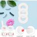 EXCEART 6 Rolls lashes extension supplies adhesive tape adhesive fabric eyelash tape breathable dedicated lash supplies eyelash tool patch extension belt - Buy Online on SooperMarket.com