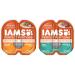 IAMS Perfect Portions Healthy Wet Cat Food Adult Grain Free Cuts in Gravy - Chicken + Tuna Flavours (24 Pack each) Cat Food + Cat Food - Tuna