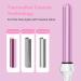 DAN Technology 1-Inch Curling Wand - Adjustable Temperature Tourmaline Ceramic Dual Voltage & 60 min Auto Shut Off for Natural Curls & Long-lasting Hairstyles - Buy Online on SooperMarket.com