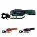Teamwalk Premium dog leash - with light stripes soft upholstery robust buckle (forest green 130cm) Leine forest green (130cm) forest green