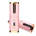 Cordless Auto Hair Curler Portable Hair Curling Wand Rechargeable Automatic Curling Iron with LCD Temperature Display and Timer Magic Styling Tools Fast Heating Ceramic Barrel for Hair Styling