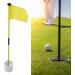 SPYMINNPOO Detachable 2 Section Golf Flagstick with Yellow Flag for Putting Green - Buy Online on SooperMarket.com