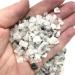 Natural Crystals and Stones 200g 8mm-15mm Natural White Moon Quartz Crystal Gravels Polishing Stone Chips with Blue Flash for Decoration kaixun