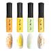 4 Colors Nail Polish Set Printed nail polish Plastic Bottle Portable Nail Pigment Stamping Nail Design Manicure Drawing Nail Art Tool 10ml (16) Yellow