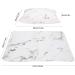 Hand Rest Pillow Easy To Store Soft Leather Nail Art Hand Pad Save Space HighQuality Materials Manicure Store for Home(white) - Buy Online on SooperMarket.com
