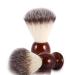 Male Beard Shaving Brush - Nylon Hair & Wooden Handle - Premium Facial Cleansing Tool for Men - Buy Online on SooperMarket.com