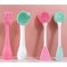 Double Head Facial Brush - Exfoliating Scrub & Massage Tool for Skincare | International Shipping Available - Buy Online on SooperMarket.com