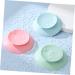 KALLORY Kids Bowl Suction Pad Set - 3pcs | Suction Cup Stickers | Silica Gel | Tricolor - Buy Online on SooperMarket.com