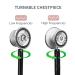 Stethoscope for Doctors & Nurses - Lightweight Dual Head Silver Coated with Flexible Tube & Soft Ear Knobs - Buy Online on SooperMarket.com