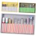 Beavorty 2 Sets nails kits Manicure sand tool nail file electric nail file bits Diamond Nail Bit tungsten carbide nail drill Nail Art supplies nail bits nail drill bits pedicure suite 5x1cmx2pcs Greenx2pcs - Buy Online on SooperMarket.com