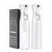 Hair Spray Bottles - Reditbone Pressurized Empty Spray Bottles for Hair Styling, Skin Care, Plants Mister & Cleaning Solutions,Refillable Continuous Fine Mist Spray Bottles 10oz/300ml (White+Transparent)
