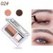 1PC Lazy Eyeshadow Long Lasting Waterproof Eyeshadow Two-tone Glitter Gradient Eye Shadow Palette Easy Quick Makeup Eyeshadow Set With Brush As Shown