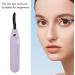 Heated Eyelash Curler Professional Intelligent Electric Heated Eyelash Curler with 3 Temperature Settings Compact Lightweight Thick Curly Slender Beauty for Women (Purple) - Buy Online on SooperMarket.com
