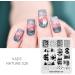Alexnailart Nature Theme Nail Image Stamp Stencil #2 - Perfect Manicure Printing Tool for Stunning Nail Designs - Buy Online on SooperMarket.com