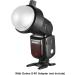 Godox AK-R11 Dome Diffuser for V1 Flash Series/AD100Pro - Compatible with H200R Round Flash Head and S-R1 Adapter - Ideal for AD200/AD200Pro Monolight and Speedlite Models - Buy Online on SooperMarket.com