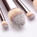 14-Piece Champagne Gold Makeup Brush Set - Premium Wood Handle Beauty Tools for Foundation & Eye Shadow - Buy Online on SooperMarket.com