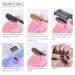 12-Piece Nail Magnet Tool - Super Strong Double-Head Cat Eye Magnet Stick for 3D Nail Art - Flower Design DIY Cat Eye Effect Plate - Manicure Tool - Buy Online on SooperMarket.com