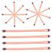 Baluue 96 Pcs Makeup Brush Eye Shadow Brush Mineral Blush Facial Tool Makeup Blush Golden Artificial Fiber